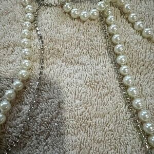 White House black market long double chain